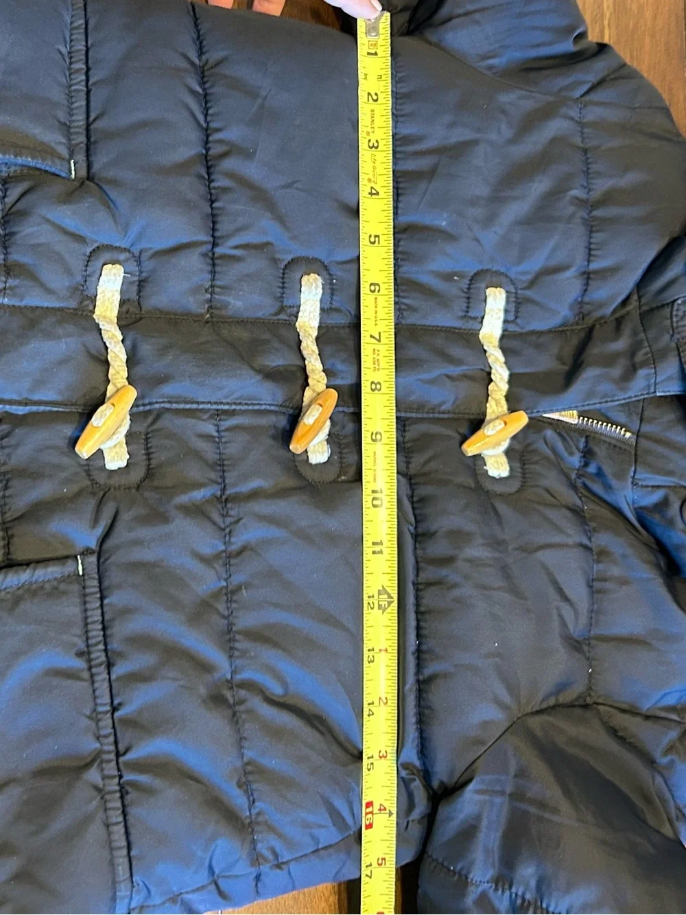 Boden Girls Puffer Coat Size Y 9-10 Navy Blue Hooded